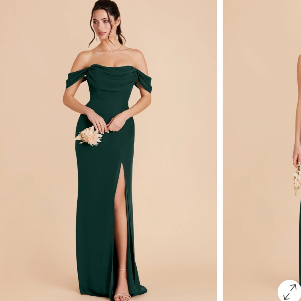 ISO: Chiffon Birdy Grey Dress in Emerald
